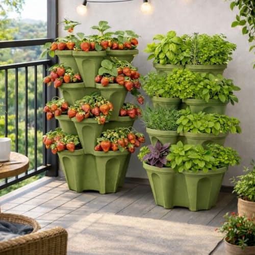 Large Vertical Planter Tower (4 Count)