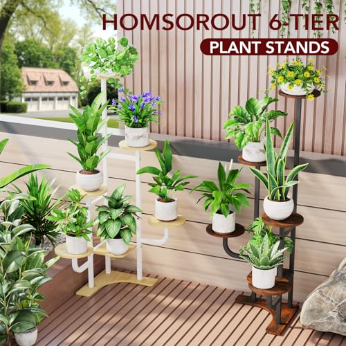 Corner Plant Stand with Grow Light