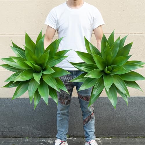 28 Inch Artificial Agave Plants Outdoor Set of 2 (2 Count)