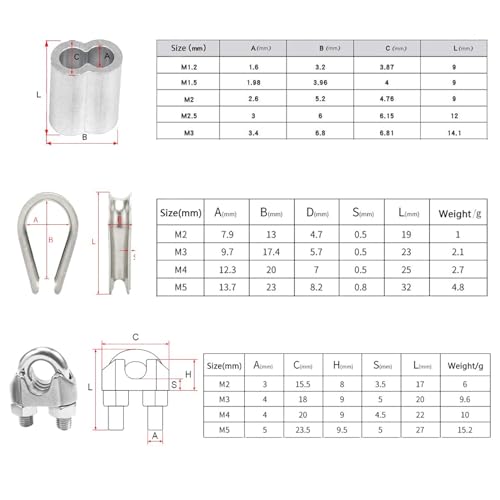 1 8 Inch 304 Stainless Steel Cable Kit