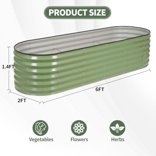 Galvanized Raised Garden Bed Outdoor
