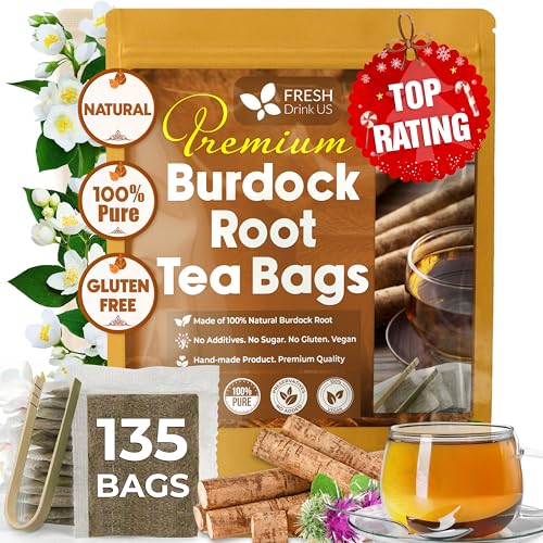 Premium 135 Bags Burdock Root Tea (135 Tea Bags)