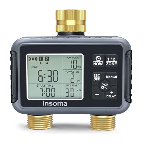 Water Timer with Brass Inlet & Outlet