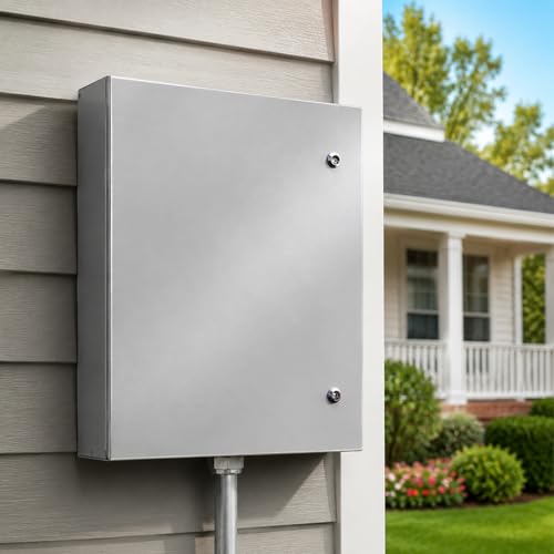 Outdoor Electrical Box 28x20x10 NEMA 4X IP66 Waterproof Box (28 x 20 x 10'')