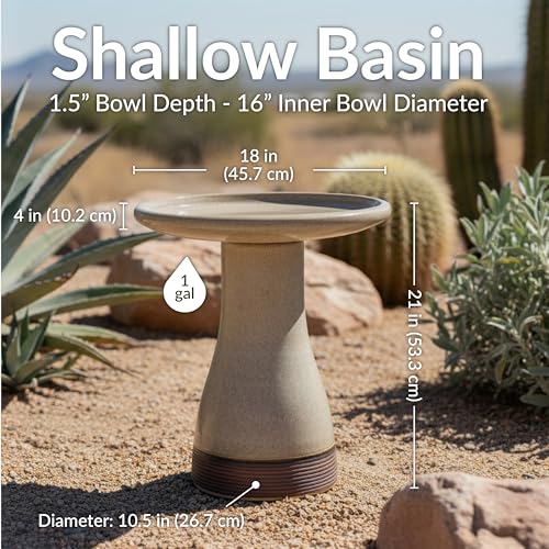 Sunnydaze Bird Bath for Outside