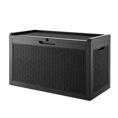 60 Gallon Outdoor Storage Box (Black / 60 Gallon)