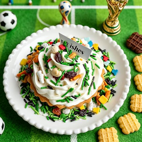 Soccer Sprinkles for Baking Edible (Mix Green)