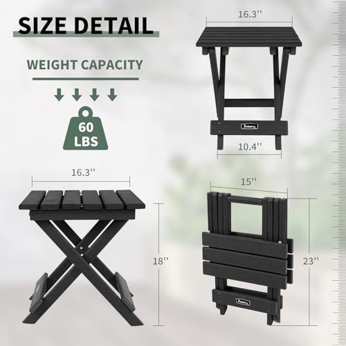 Outdoor Folding Adirondack Side Table