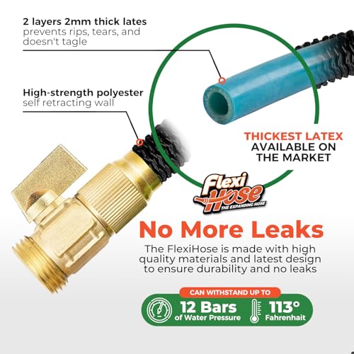 Lightweight Expandable Garden Hose (100 Foot)