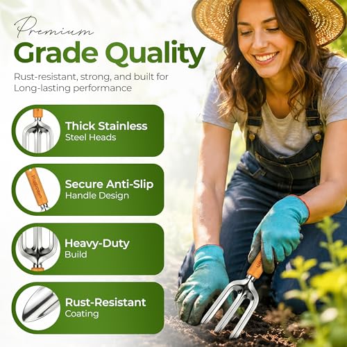 Gardening Tools Set with Organizer Handbag 9