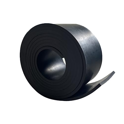 Solid Rubber Strip Roll 1 (4"X10'X1/4 / No Adhesive)