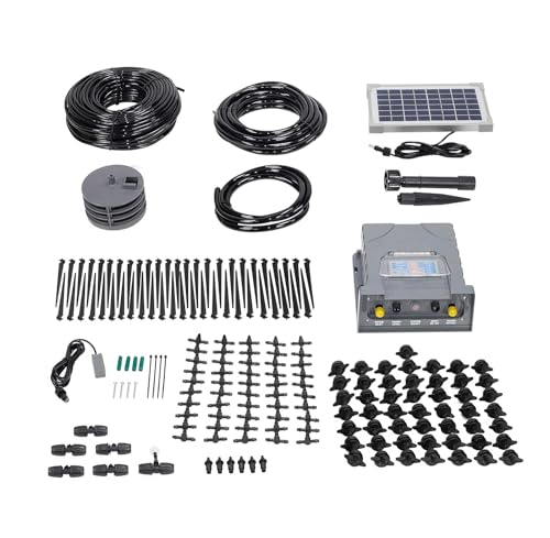 Solar Powered Automatic Watering Drip Irrigation System