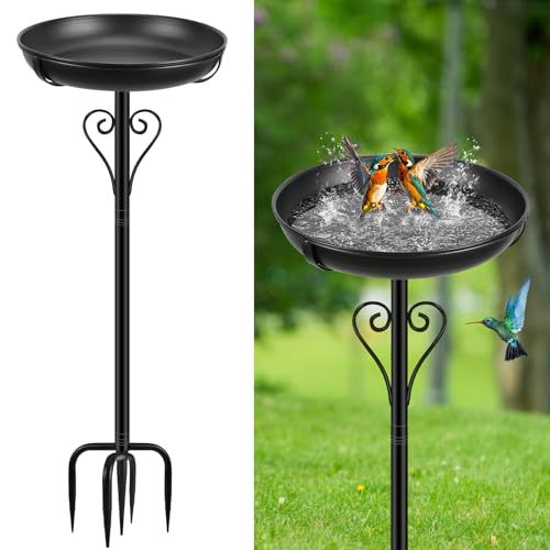 Metal Bird Bath for Outside
