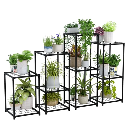 Plant Stands Indoor 4 Sets Plant Shelves Outdoor
