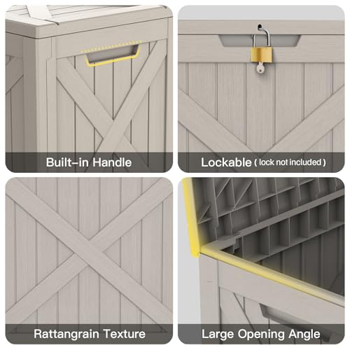 31 Gallon Deck Box (Grey / 35 Gallon)