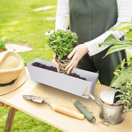 Long Window Boxes Planters (6Packs/16x3.8in)