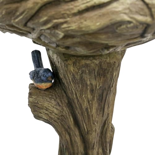 25.5” H Concrete Birdbaths for Outdoors