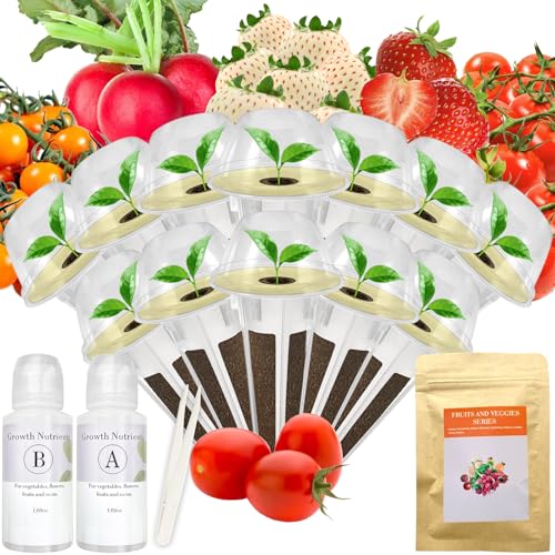 Red Strawberry and Pineberry Seed Pod Kit for AeroGarden