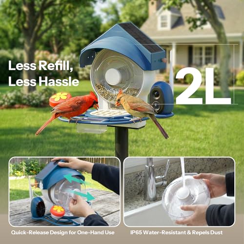 Smart Bird Feeder with Camera (52.96 Ounce)