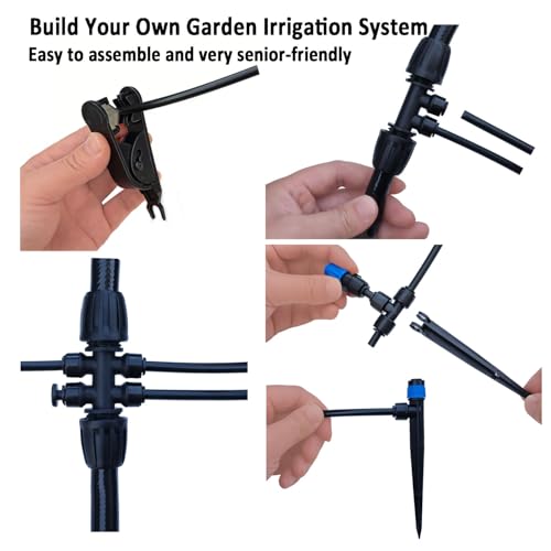 Drip Irrigation System with Water Timer for Garden