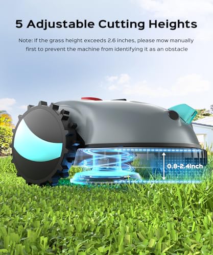 V100 Robotic Lawn Mower with Vision Navigation