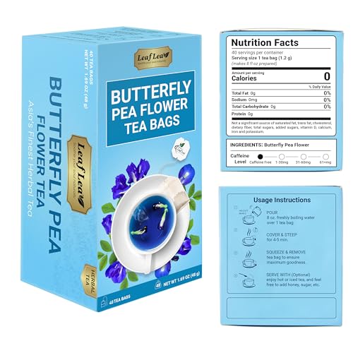 Butterfly Pea Flower Tea (40 Count)