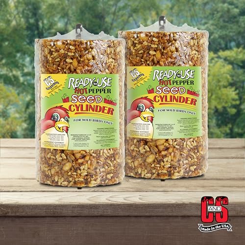 Ready to Use Hot Pepper Bird Seed Cylinder (35.5 Ounce)