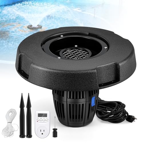 Pond Fountain Aerator 5000GPH Floating Fountain Pump for Large Pond
