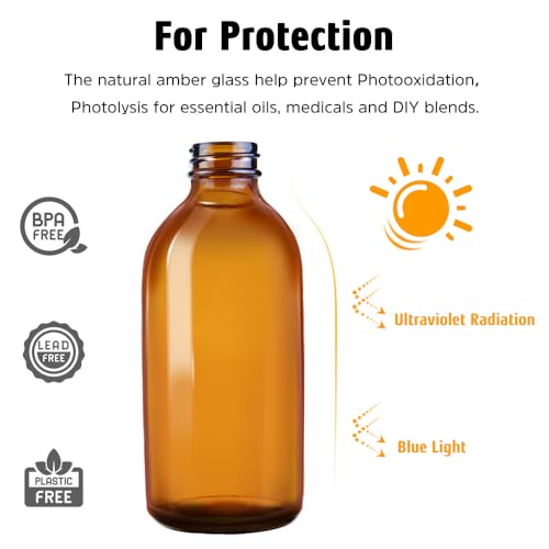 Small Glass Spray Bottles 4 OZ