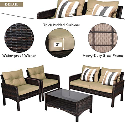 4 Piece Patio Furniture Set (4 Count)