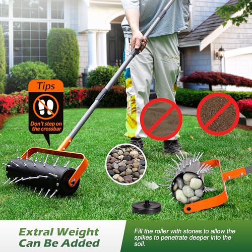 Rolling Lawn Aerator