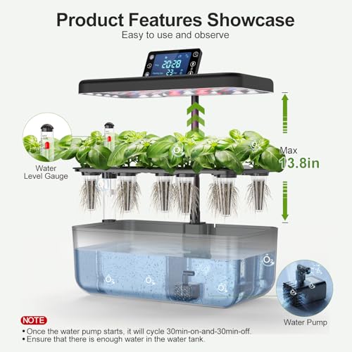 Hydroponics Growing System Kit with Seeds