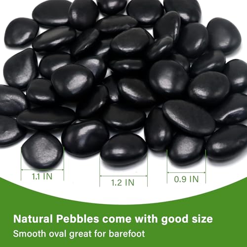 10in River Rock Stepping Stones Set (6 Count)
