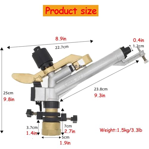 1.5" Agricultural Irrigation Spray Gun