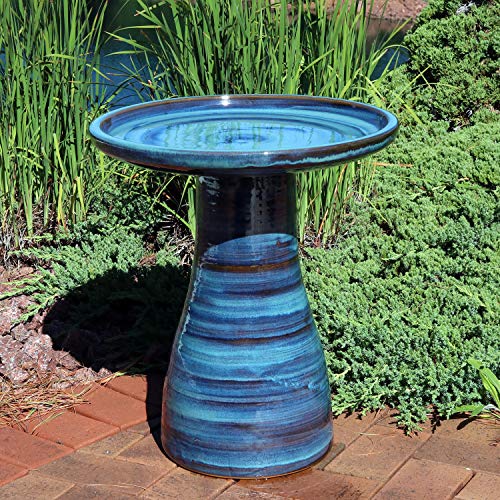 Sunnydaze Ceramic Bird Bath
