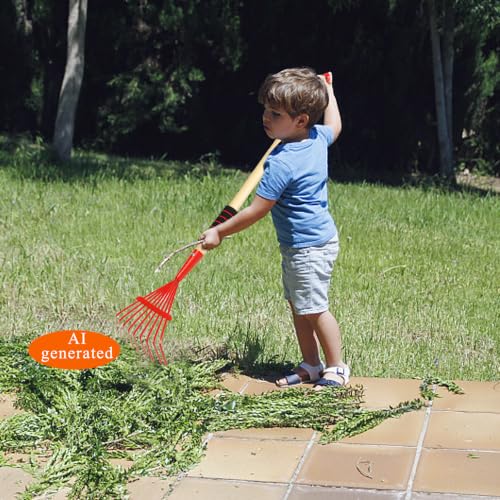 2 Pack Kids Rakes for Leaves