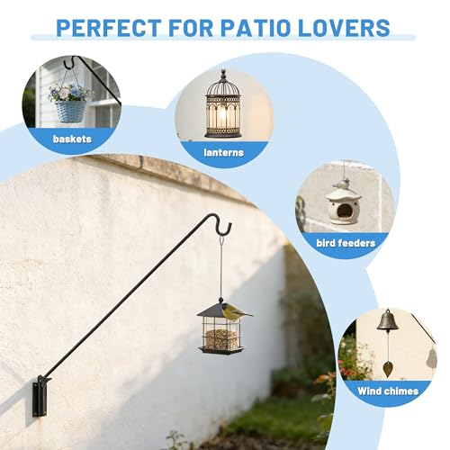 2 Packs Heavy Duty Deck Hook Wall Mounted (2 Count)