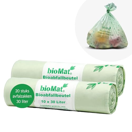 8 Gallon Compostable Food Scrap Bags (10 Count (Pack of 2) / 8 Gallon)