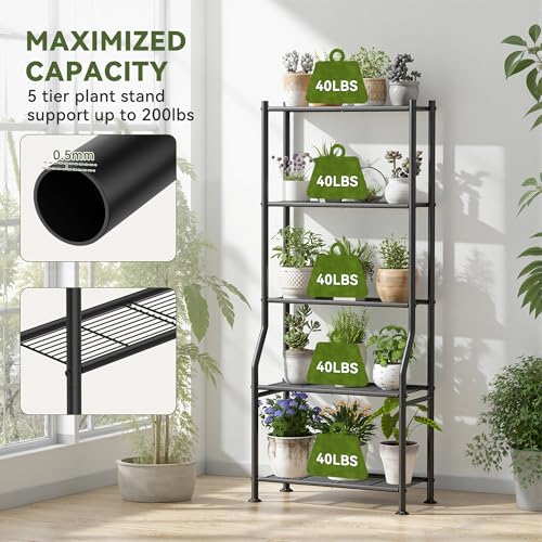5 Tier Plant Stand Indoor Outdoor