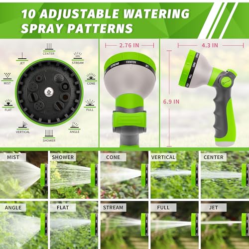 Garden Hose Nozzle Sprayer (Lawngreen)