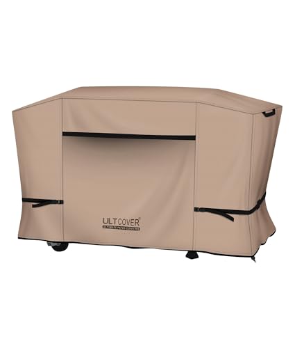 600D Outdoor Waterproof Griddle Cover (28" (XL Two Shelves) / Brown)