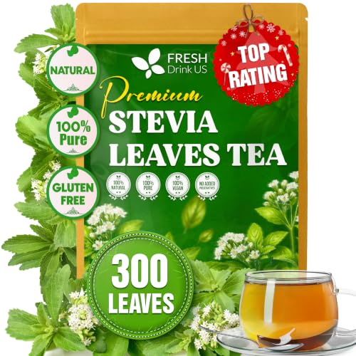 300+ Stevia Leaves (300 Count (Pack of 1))