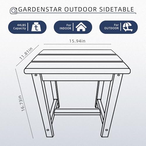 Adirondack Square Side Table