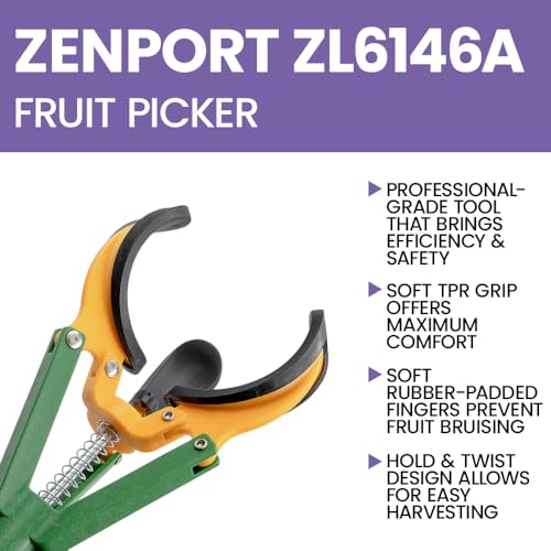 Long Reach Telescopic Fruit Picker (6 Feet)