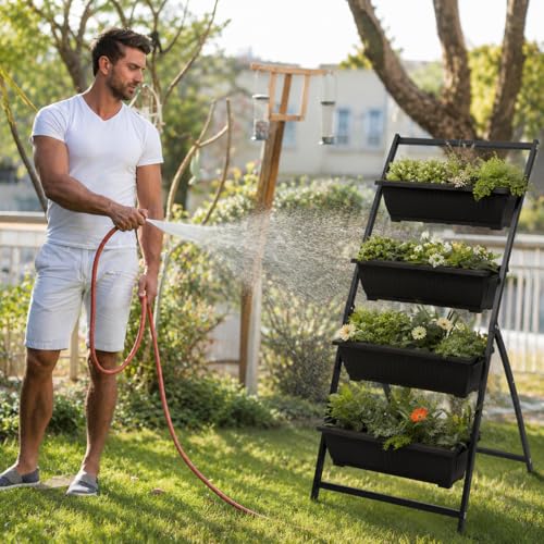 2 Pcs 5.2FT Vertical Raised Garden Bed (30" x 28" x 63")