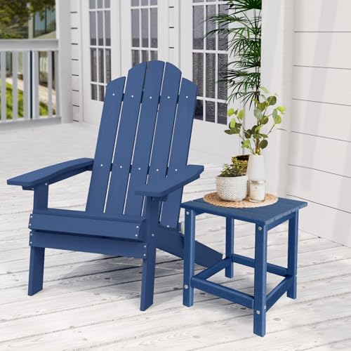 Outdoor Side Tables Adirondack (Blue / b:Square 1-Tier)