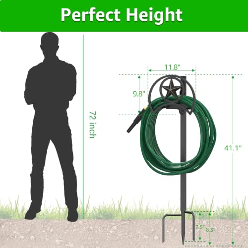 Garden Hose Holder Freestanding Holds 125