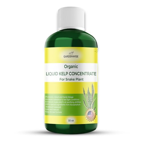 Organic Seaweed Kelp Liquid Fertilizer for Snake Plant (32 Fl Oz)