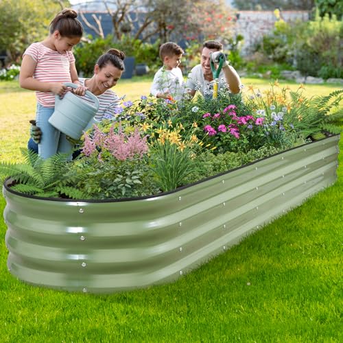 Galvanized Raised Garden Bed Outdoor