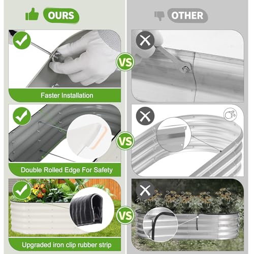 Galvanized Raised Garden Bed (2 Count)